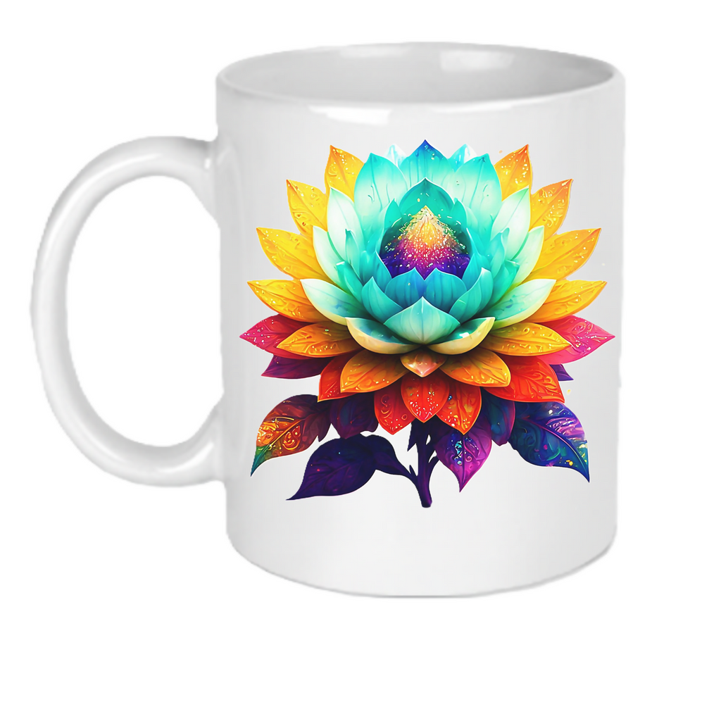 Petal 6 Ceramic Mug (ArtzyAi)