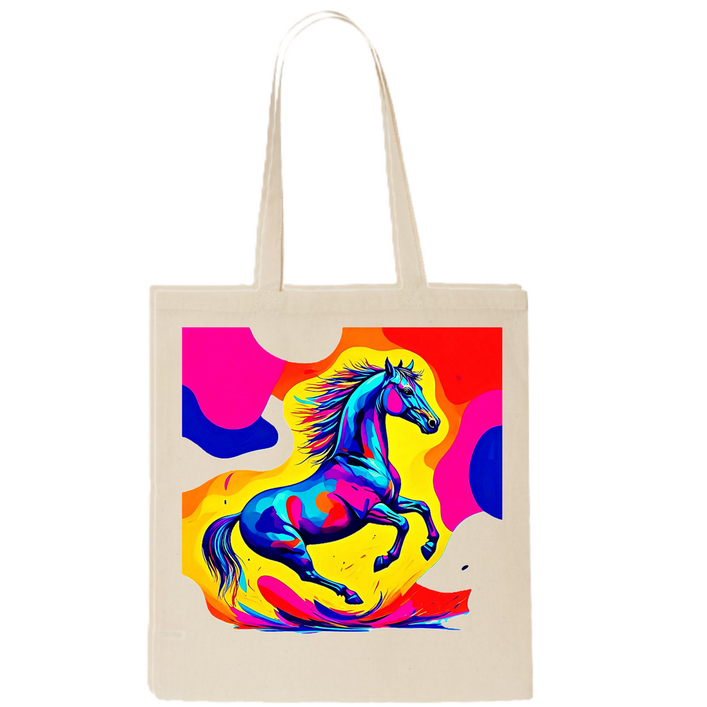 Soul of the Horse: Abstract 14 - Tote Bag (ArtzyAi)