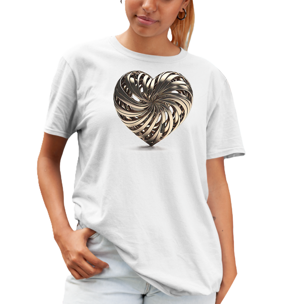 HEART OF GOLD - K Unisex T-Shirt (ArtzyAI)