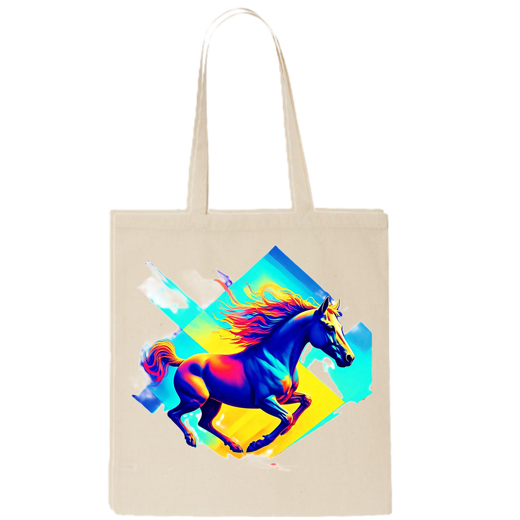 Soul of the Horse Abstract 17 - Tote Bag (ArtzyAi)