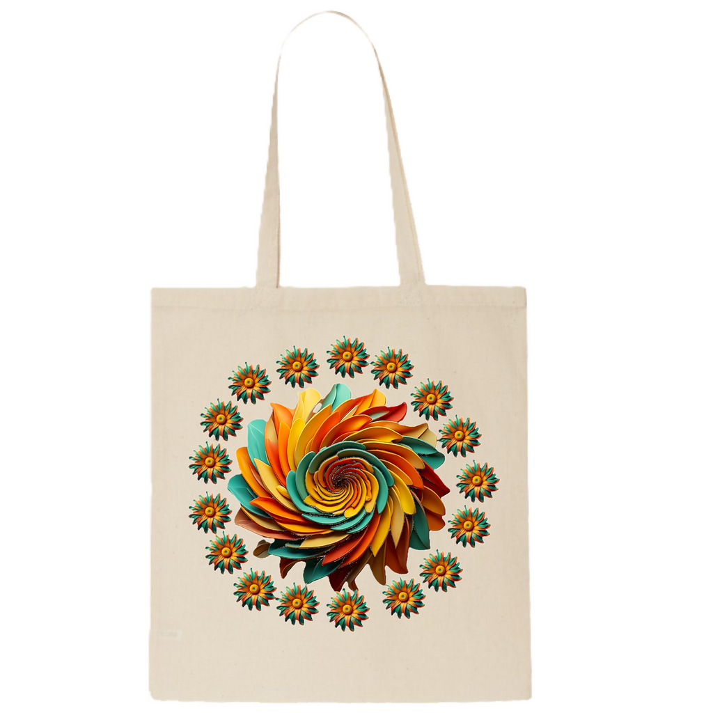 Floral Fantasies 2 -Tote Bag (ArtzyAi)