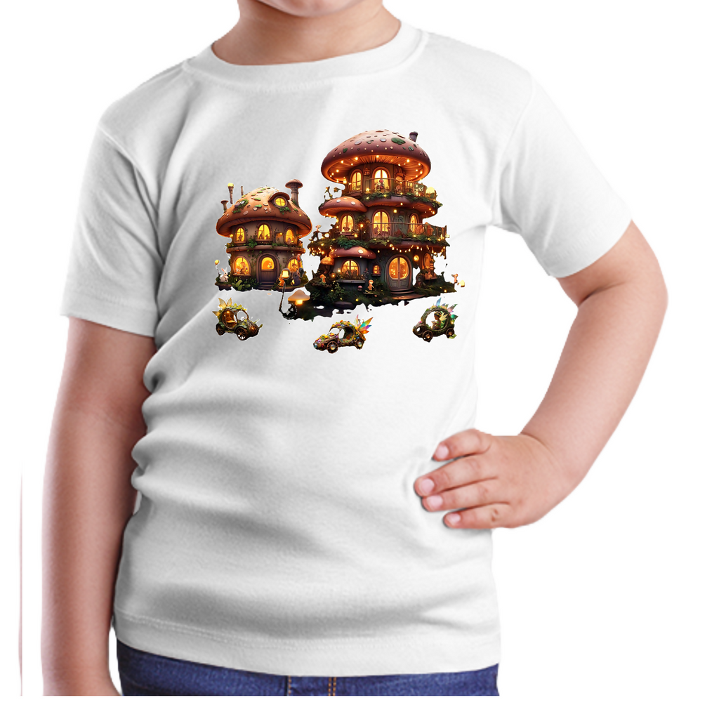 Fairy Village 7 - Unisex Kids T-Shirt (ArtzyAi)