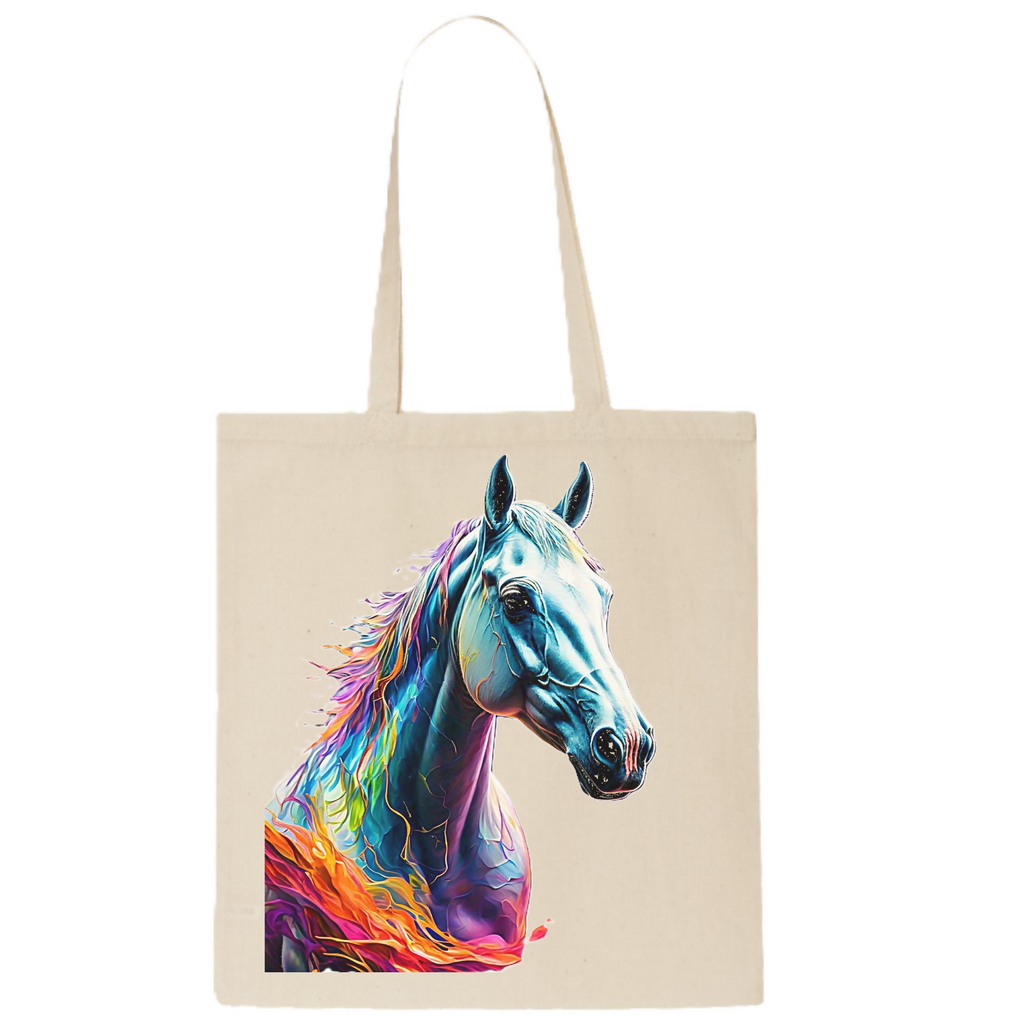 Soul of the Horse: Abstract 6 - Tote Bag (ArtzyAi)