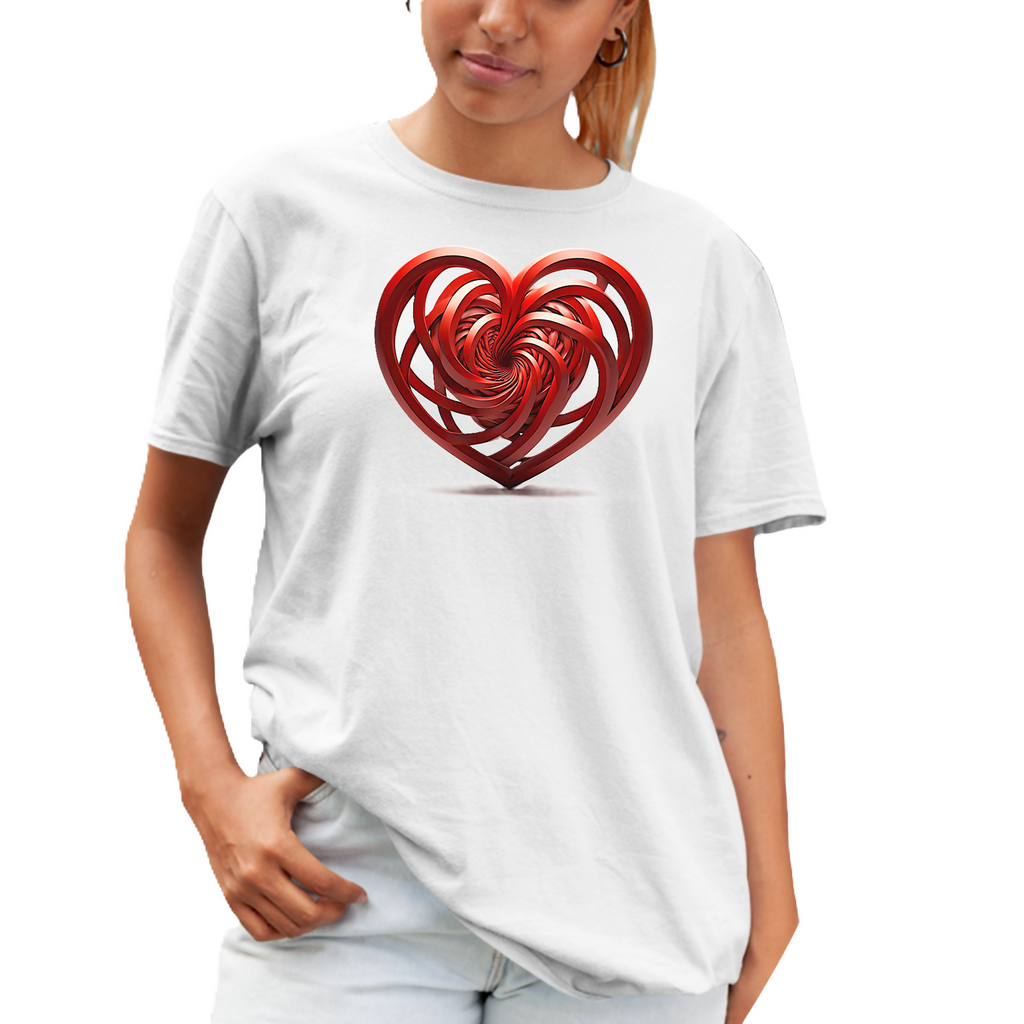 HEART OF GOLD - M - Unisex T-Shirt (ArtzyAI)