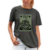 DC-3 Dakota Army Green - Unisex Cotton T-Shirt 1 (Gerald SmithArt)