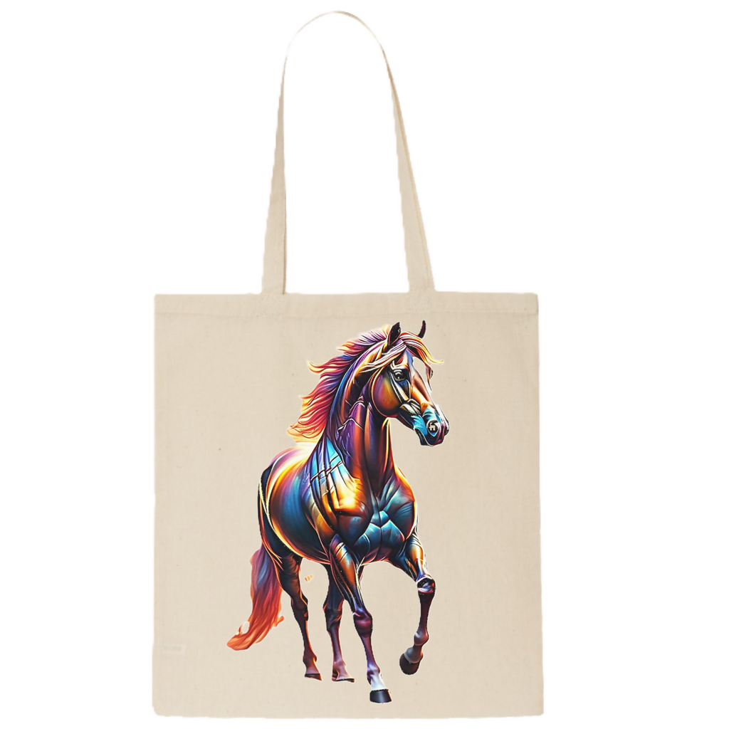 Soul of the Horse Abstract 25 - Tote Bag (ArtzyAi)