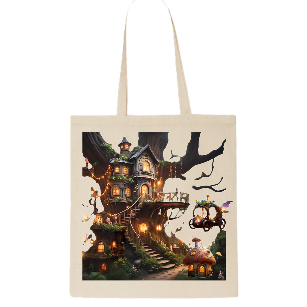 Fairy Flat 8 - Tote Bag (ArtzyAi)