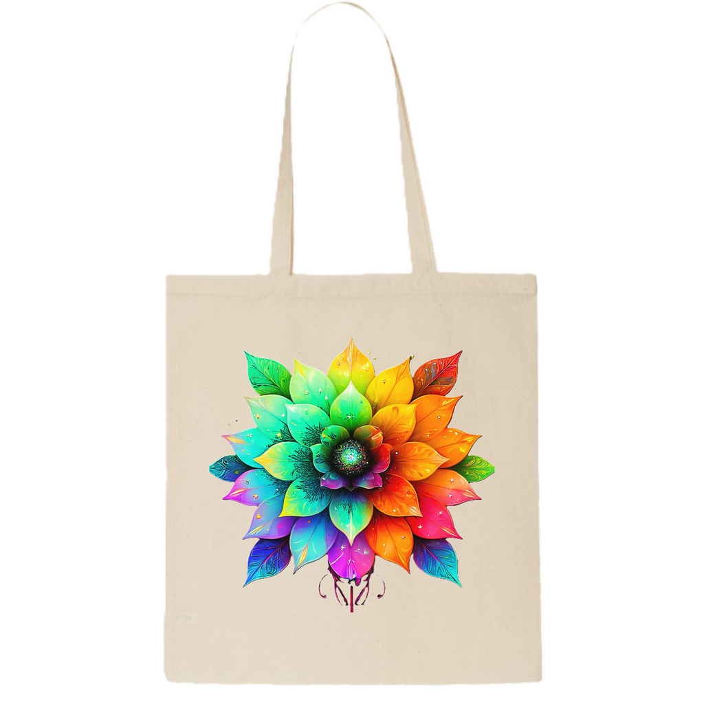 Floral 8 Tote Bag (ArtzyAi)