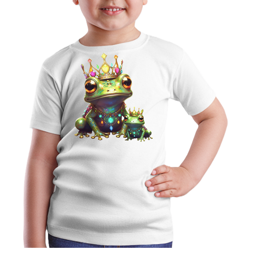 Frog-4 Kids T-Shirt (ArtzyAi)