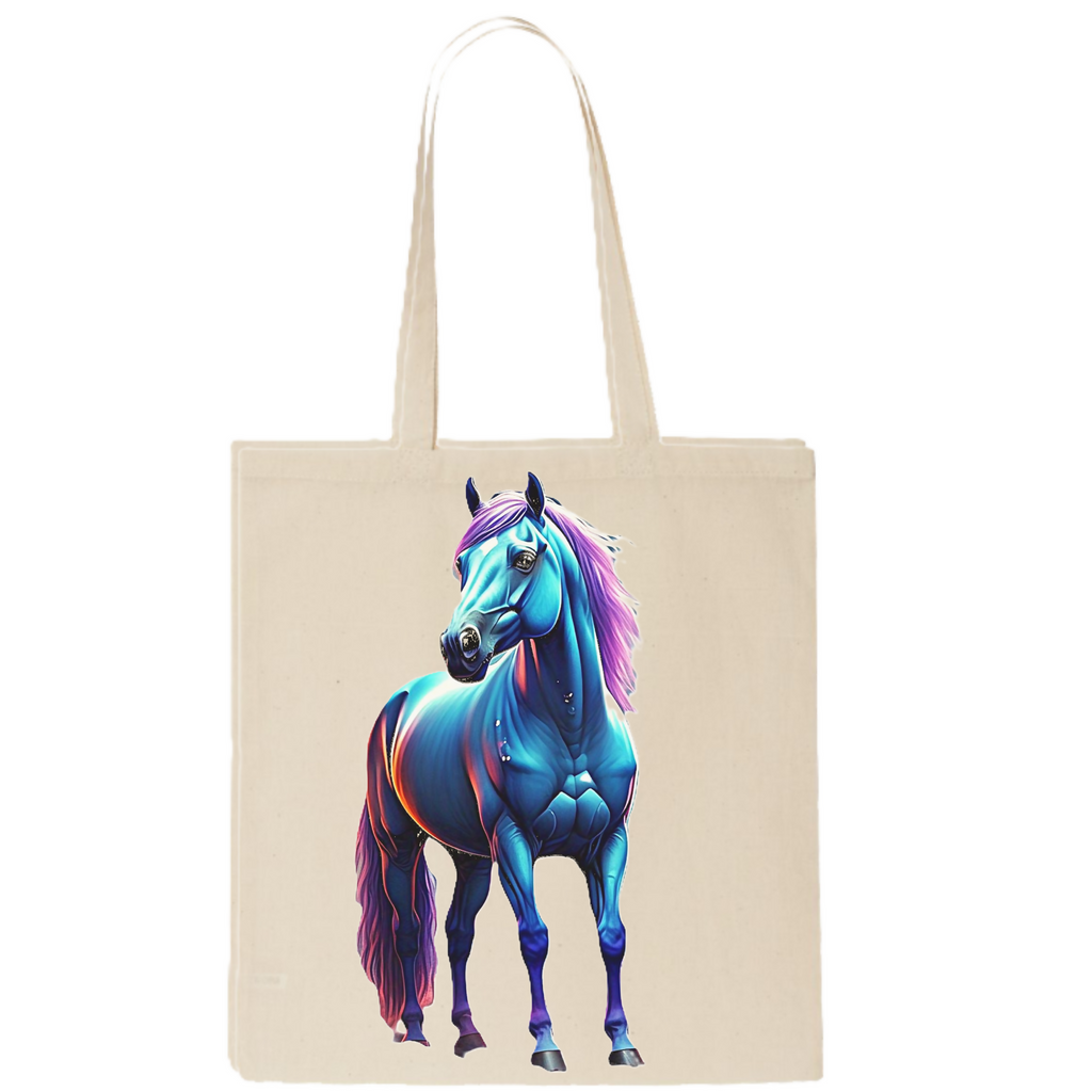 Soul of the Horse Abstract 23 - Tote Bag (ArtzyAi)