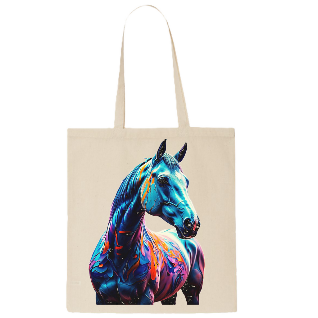 Soul of the Horse: Abstract 11 - Tote Bag (ArtzyAi)