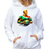 Green and Gold Rugby Players nr1 - Unisex Hoodie (Tackle and Try)