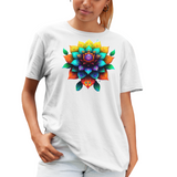 Flower Power-2 Ladies T-Shirt (ArtzyAi)