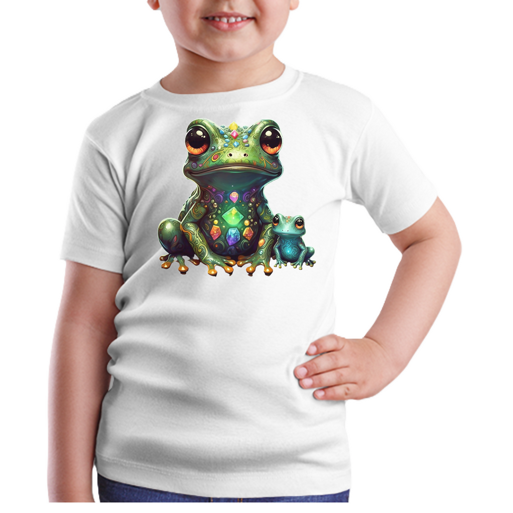 Frog-5 Kids T-Shirt (ArtzyAi)