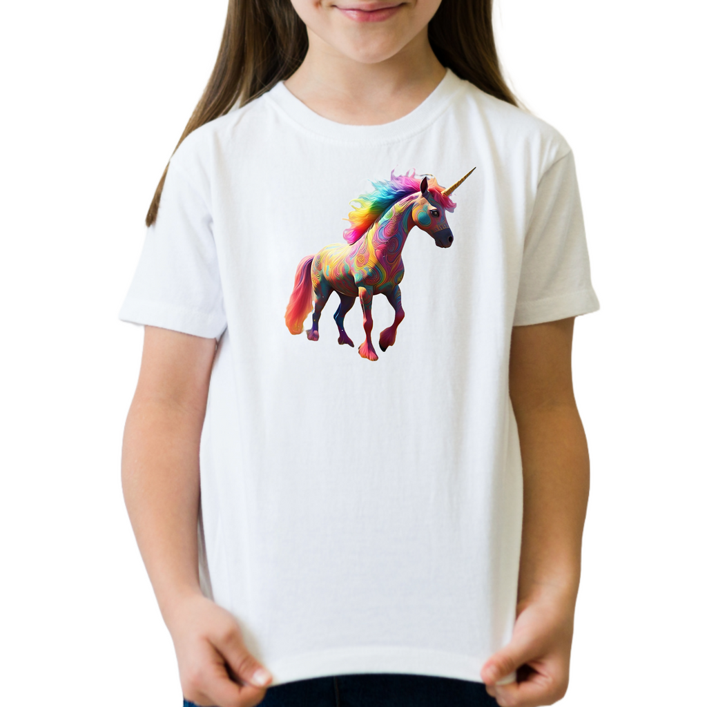 Unicorn 1 - Unisex Kids T-Shirt (ArtzyAi)