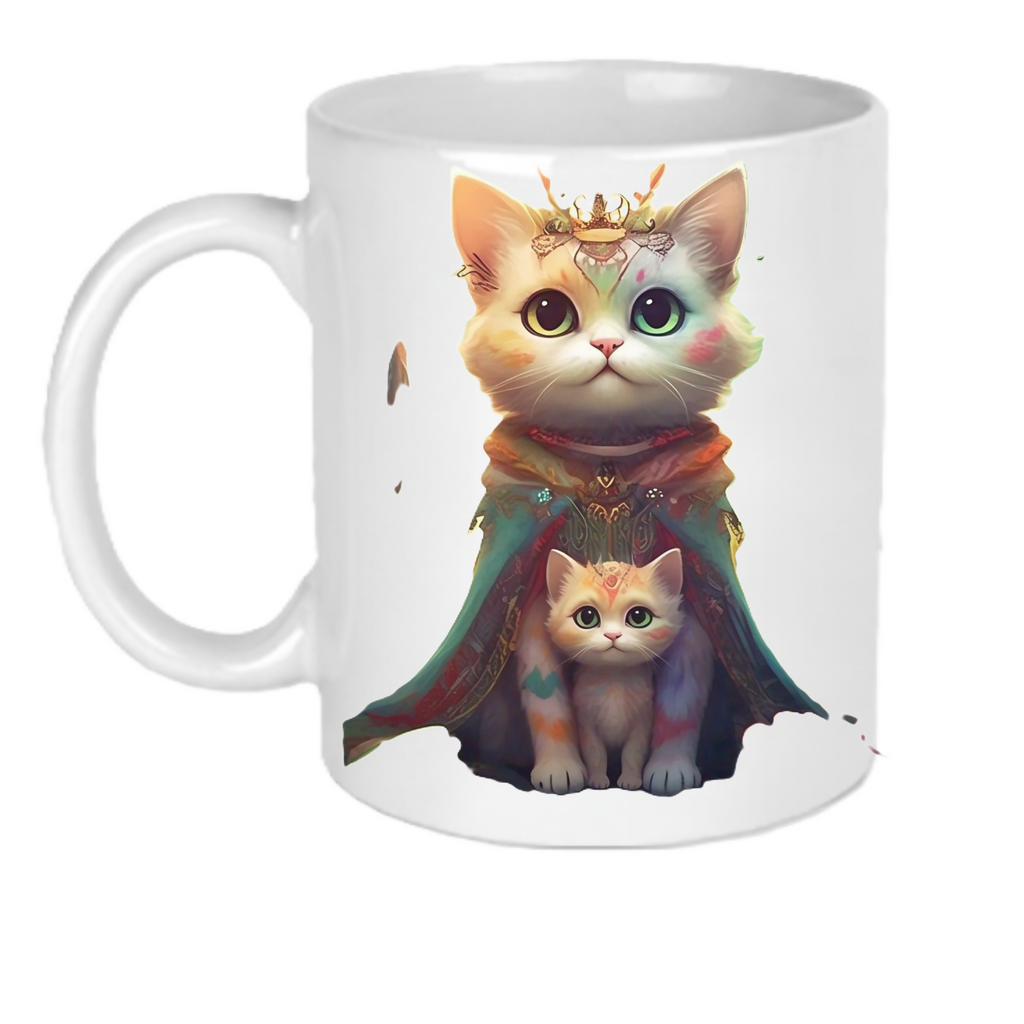 Purrfect-2 Ceramic Mug (ArtzyAi)