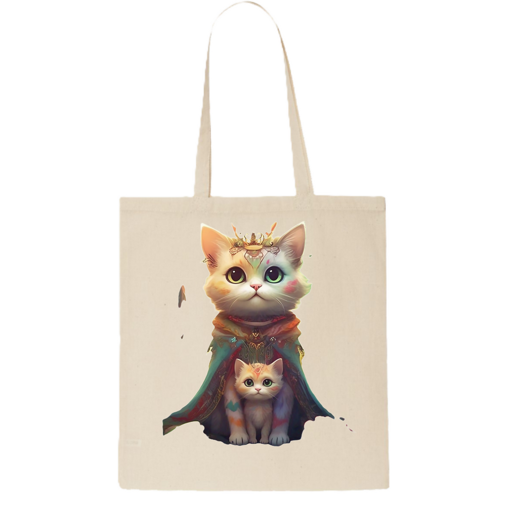 Kitty-2 Tote Bag (ArtzyAi)