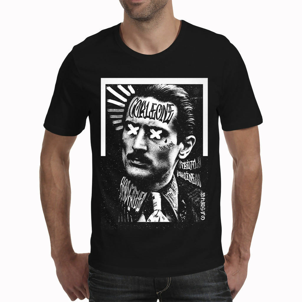 Corleone - Men’s Black Tee (IFEELSLICK)