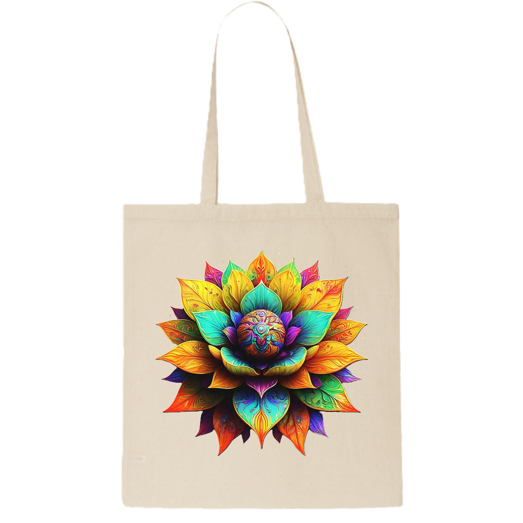 Floral 9 Tote Bag (ArtzyAi)