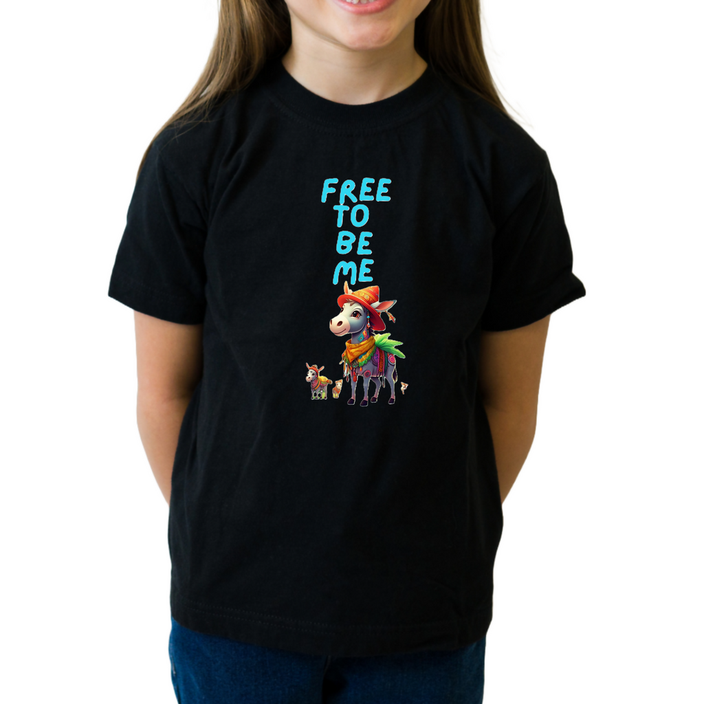 Free To Be Me 1 - Unisex Kids T-Shirt (ArtzyAi)