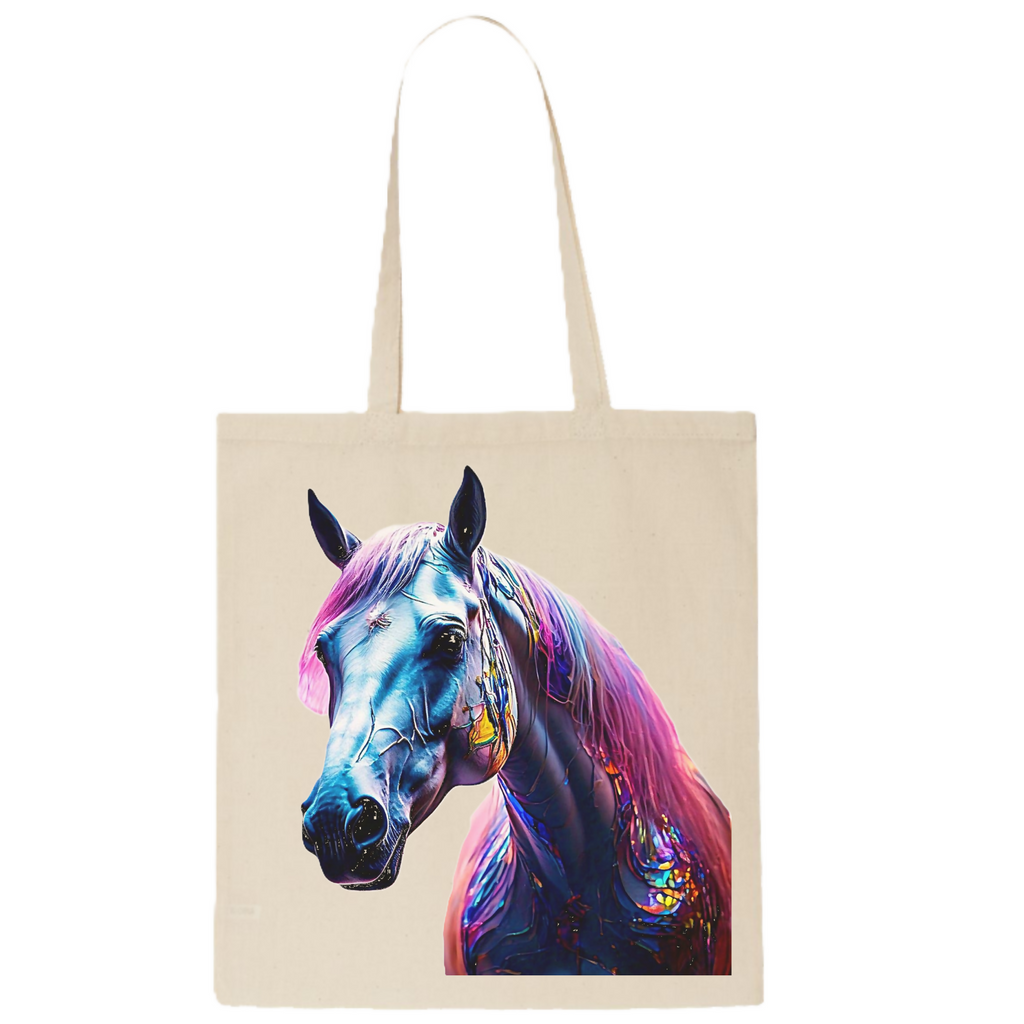 Soul of the Horse: Abstract 9 - Tote Bag (ArtzyAi)