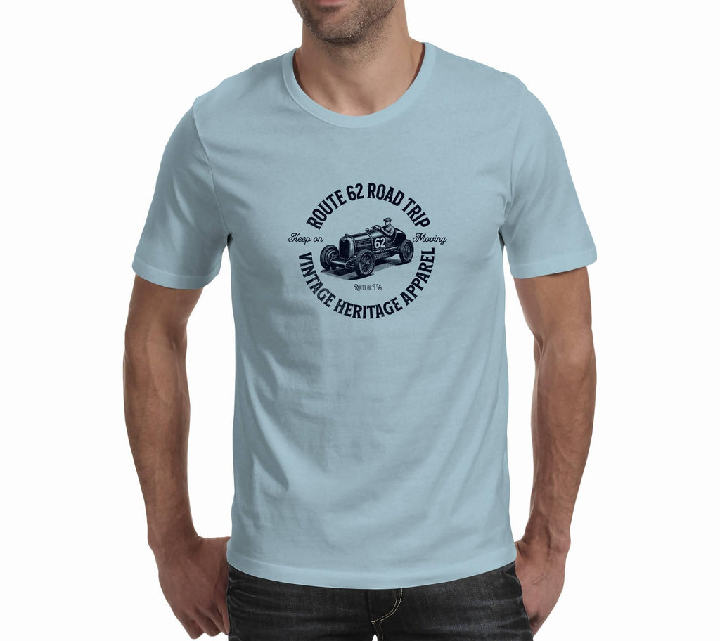 Vintage Road Trip - Men's T - Shirt ( Route 62 T'S )