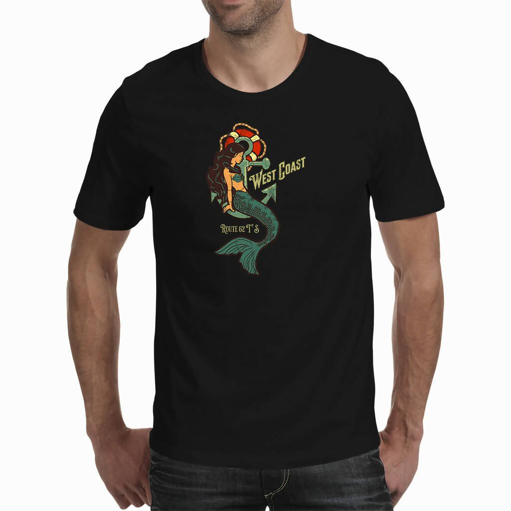 Mermaid - West Coast - Men's T - Shirt ( Route 62 T ' S )