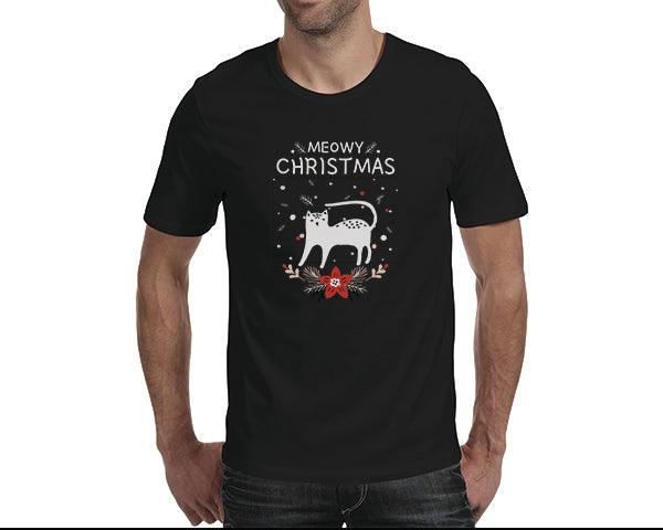 Funny Chrismtas Tees | Meowy Christmas (Men)