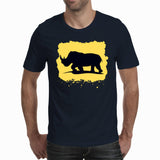 Yellow Rhino - Men's T-shirt (Clothes Minded Art)