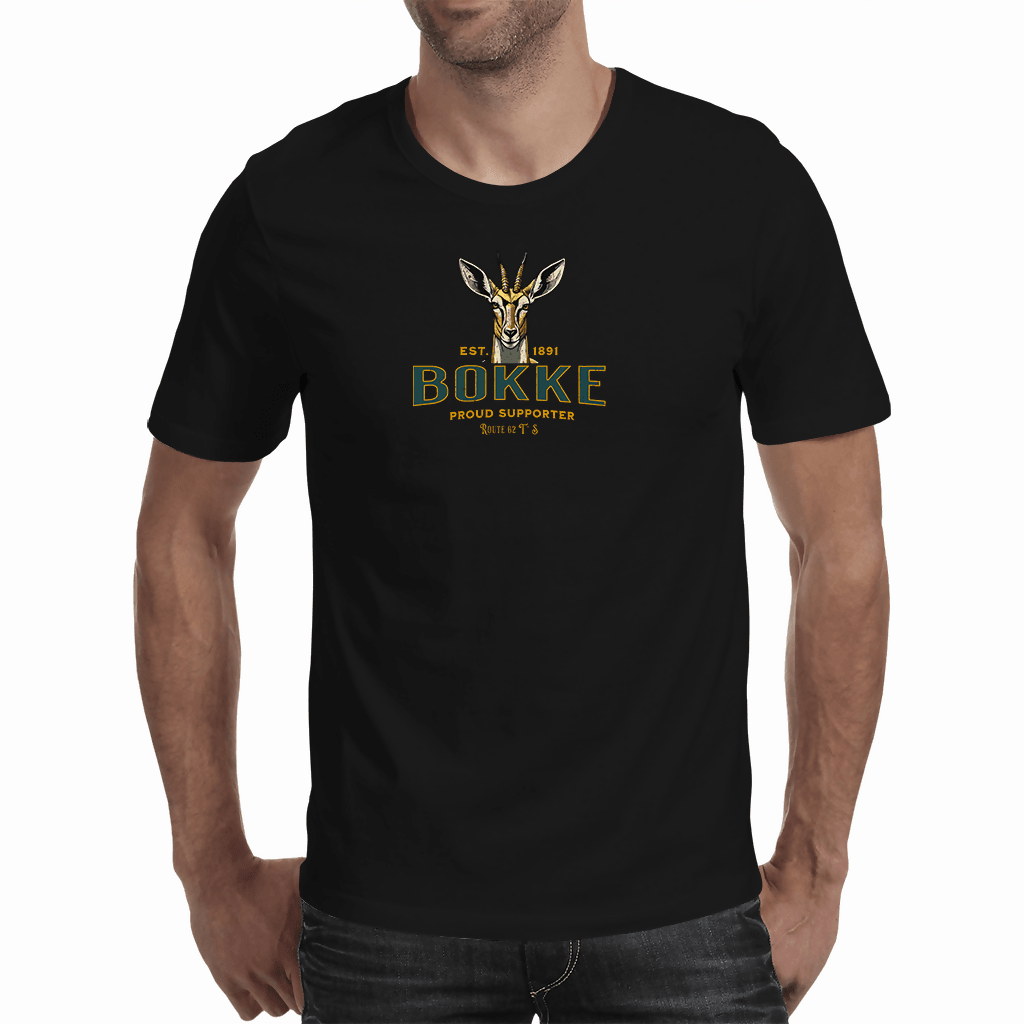 Proud Bok Supporter- Men's T - Shirt ( Route 62 T'S )